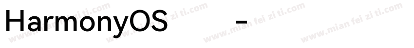 HarmonyOS 黑体字体转换